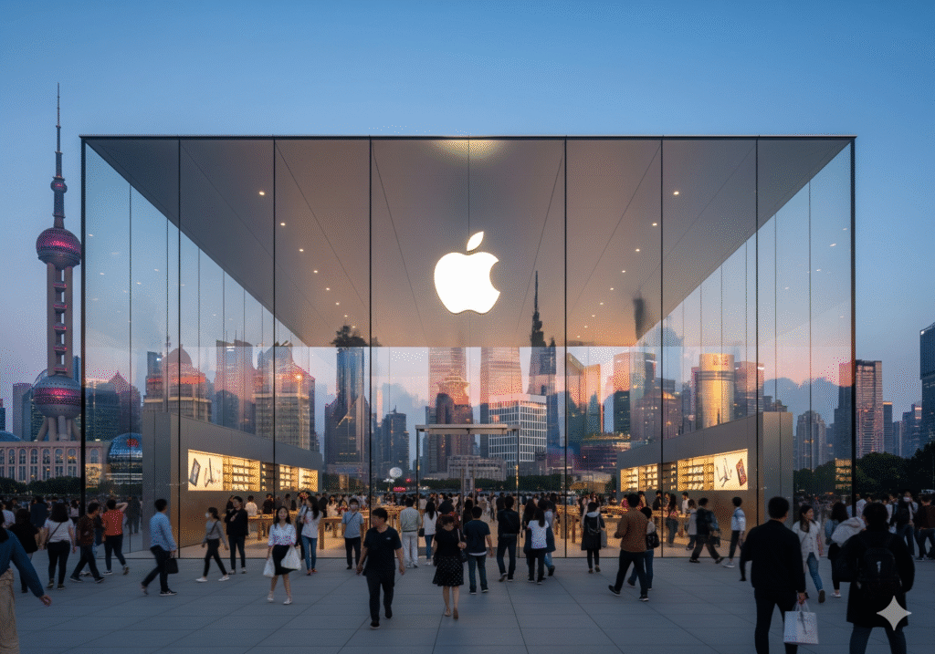 Apple opens another megastore in China amid William Barr criticism