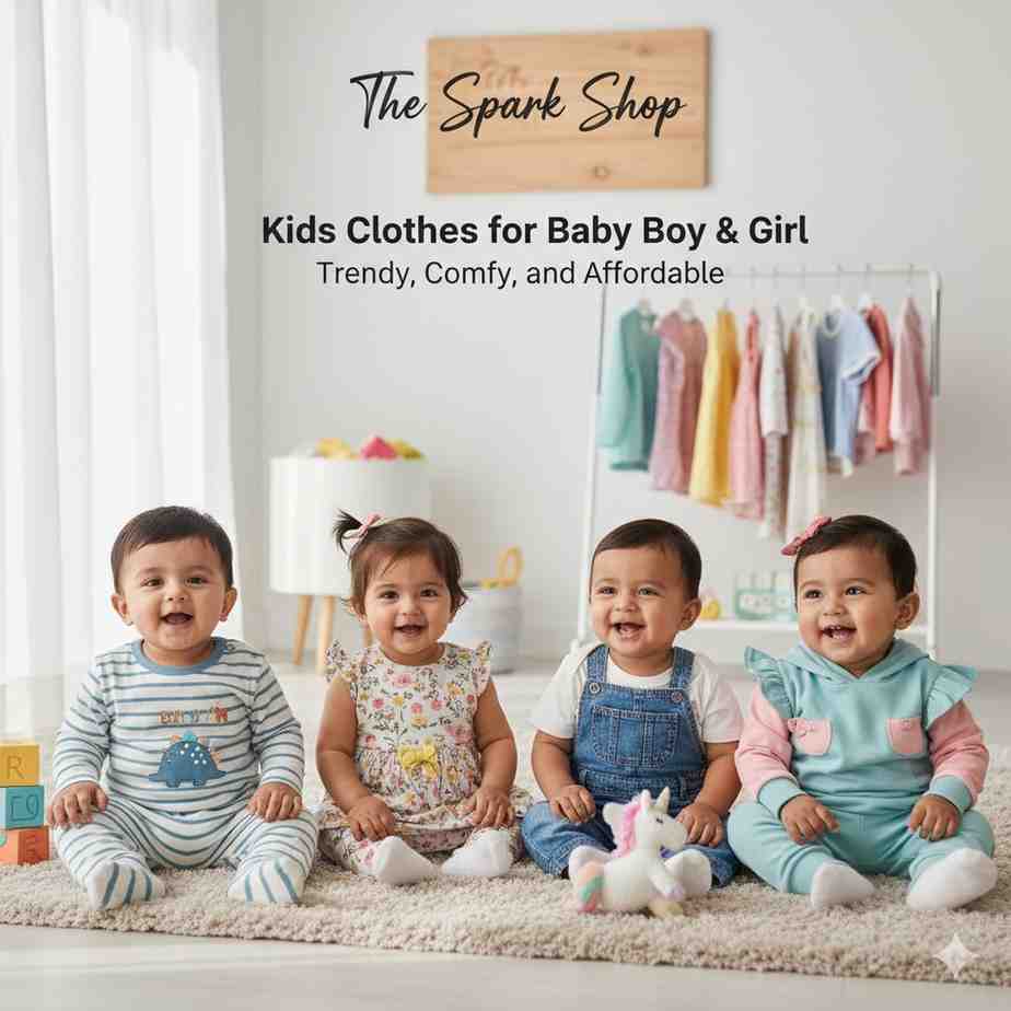 The Spark Shop Kids Clothes for Baby Boy & Girl: Trendy, Comfy, and Affordable